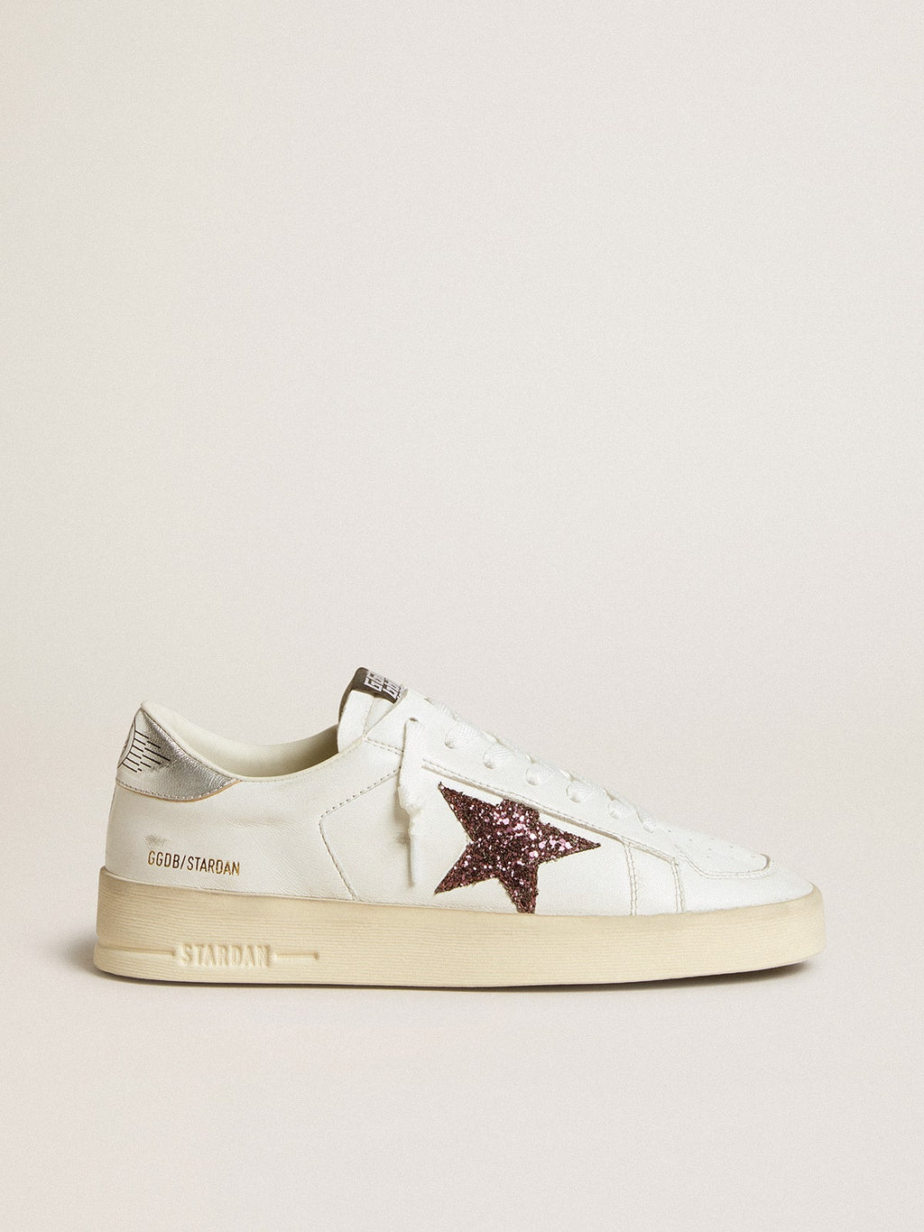 Stardan in nappa with glitter star and metallic leather heel tab| Golden Goose