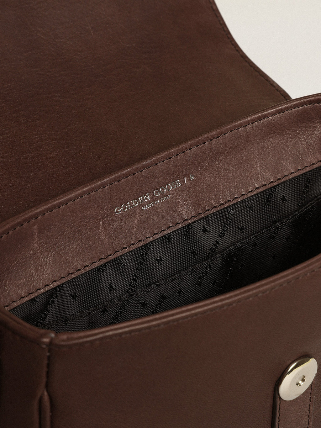Women's Francis Bag small in dark brown leather| Golden Goose