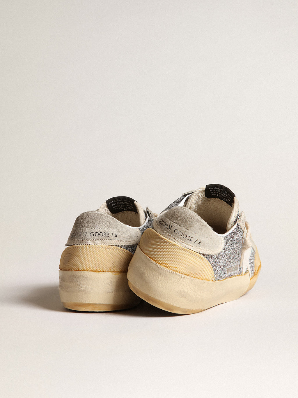 Men's Super-Star LAB with white star and Swarovski glitter upper| Golden Goose
