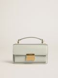 Small Venezia Bag in mineral-gray boarded leather with gold details| Golden Goose