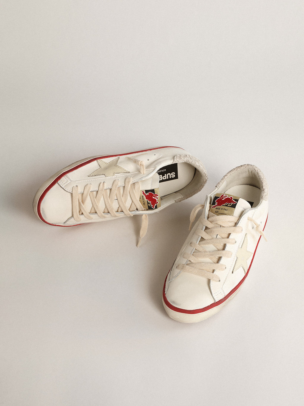 Women's Super-Star LTD CNY in nappa leather with ivory star| Golden Goose