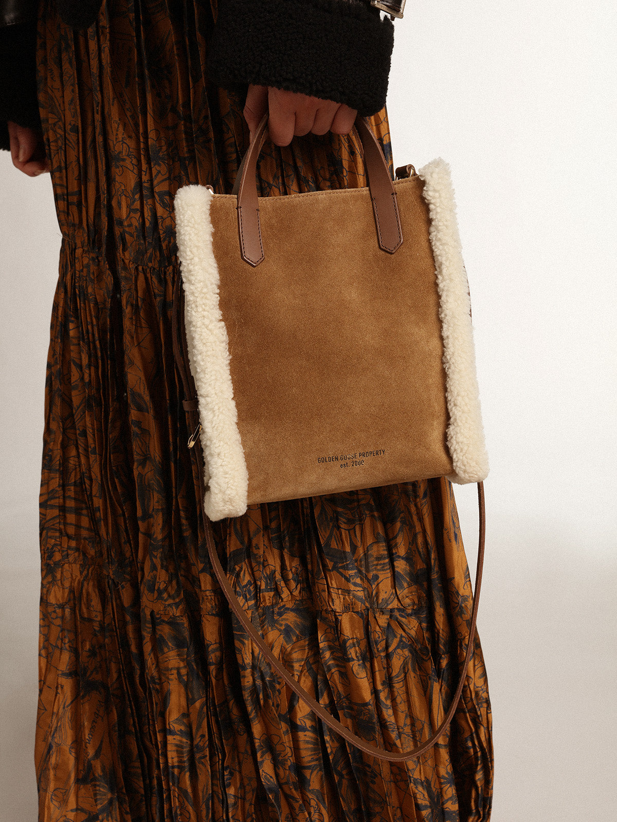 Mini California Bag in suede leather| Golden Goose