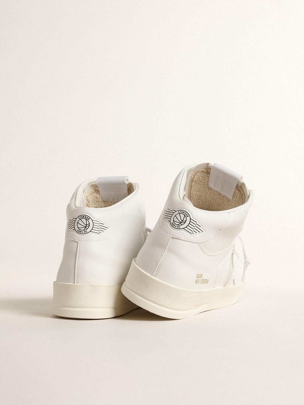 Women's bio-based Mid-Stardan with white star and heel tab| Golden Goose