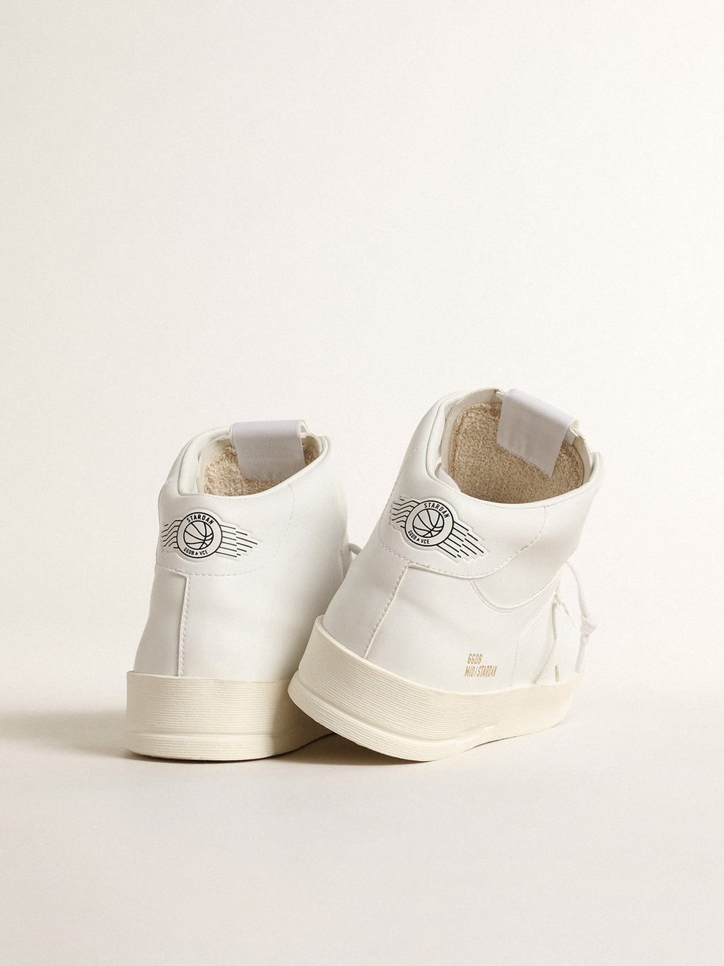 Women's bio-based Mid-Stardan with white star and heel tab| Golden Goose