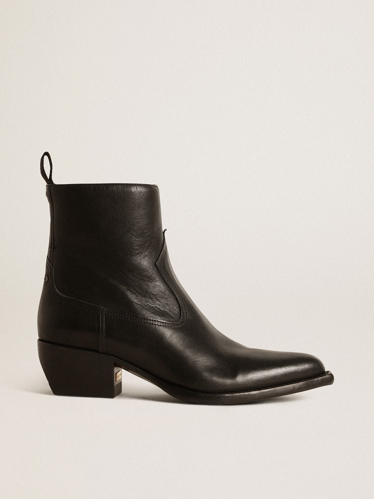 Women's Debbie boots in black leather| Golden Goose